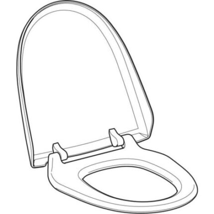 Geberit GE Asiento y tapa de inodoro blanco alpino para Geberit AquaClean 8000 / 8000plus, 250034111