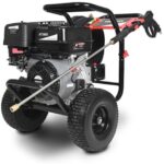 Hidrolimpiadora con motor gasolina 4 tiempos de 420cc 8cv. 10m manguera y 20m de alargo. 5 boquillas de presión diferentes - Greencut JET380X