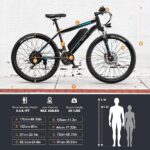 Bicicleta eléctrica TotGuard para adultos - Imagen 3