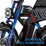 Dalwi ZM - Bicicleta eléctrica con motor de 750 W - Imagen 3